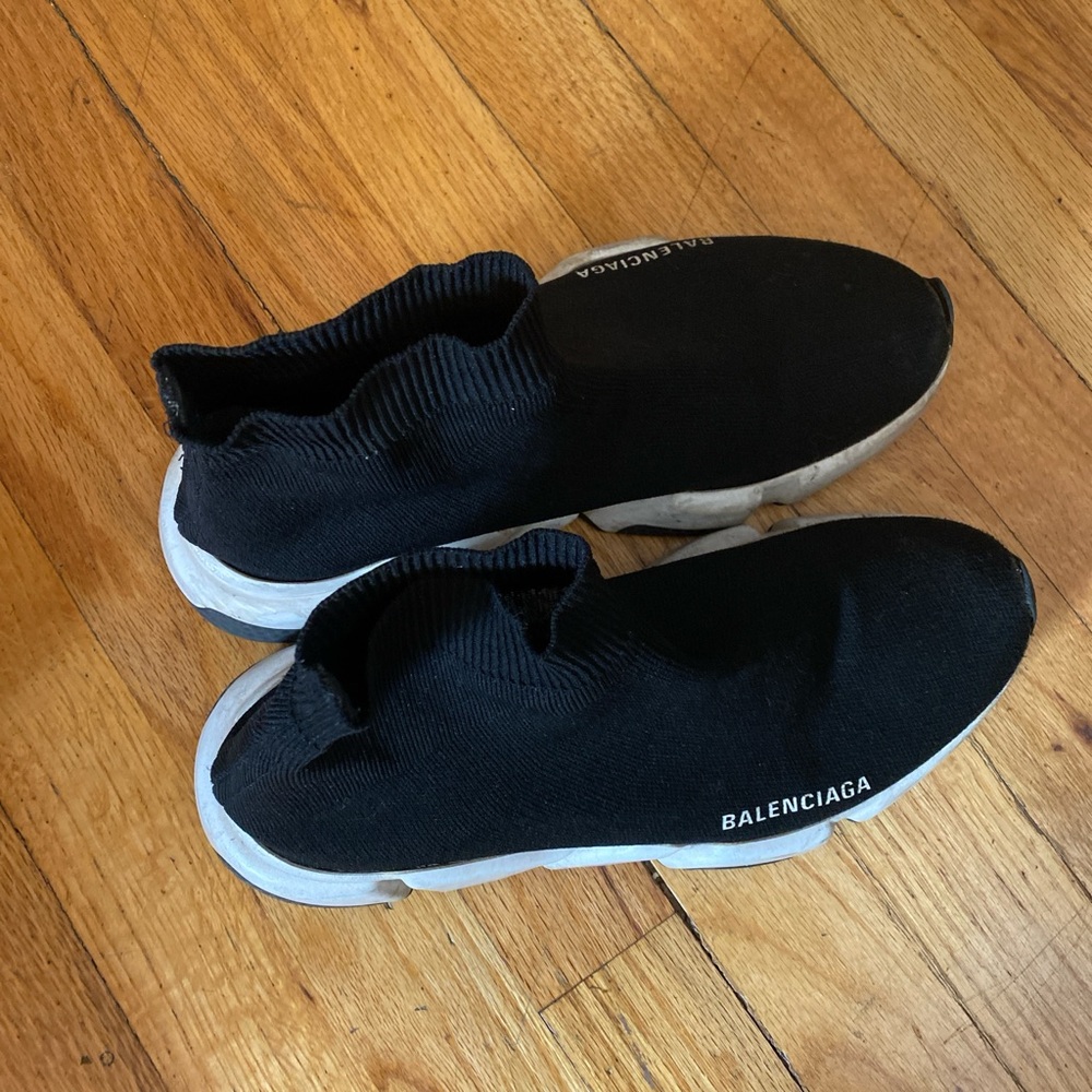 Balenciaga Speed Trainer in Black and White